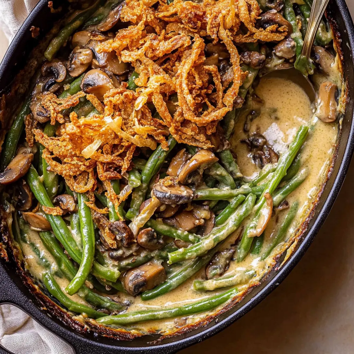 Irresistible Green Bean Casserole with Creamy Mushroom Sauce 2 29a040ac 2e98 4b25 897c