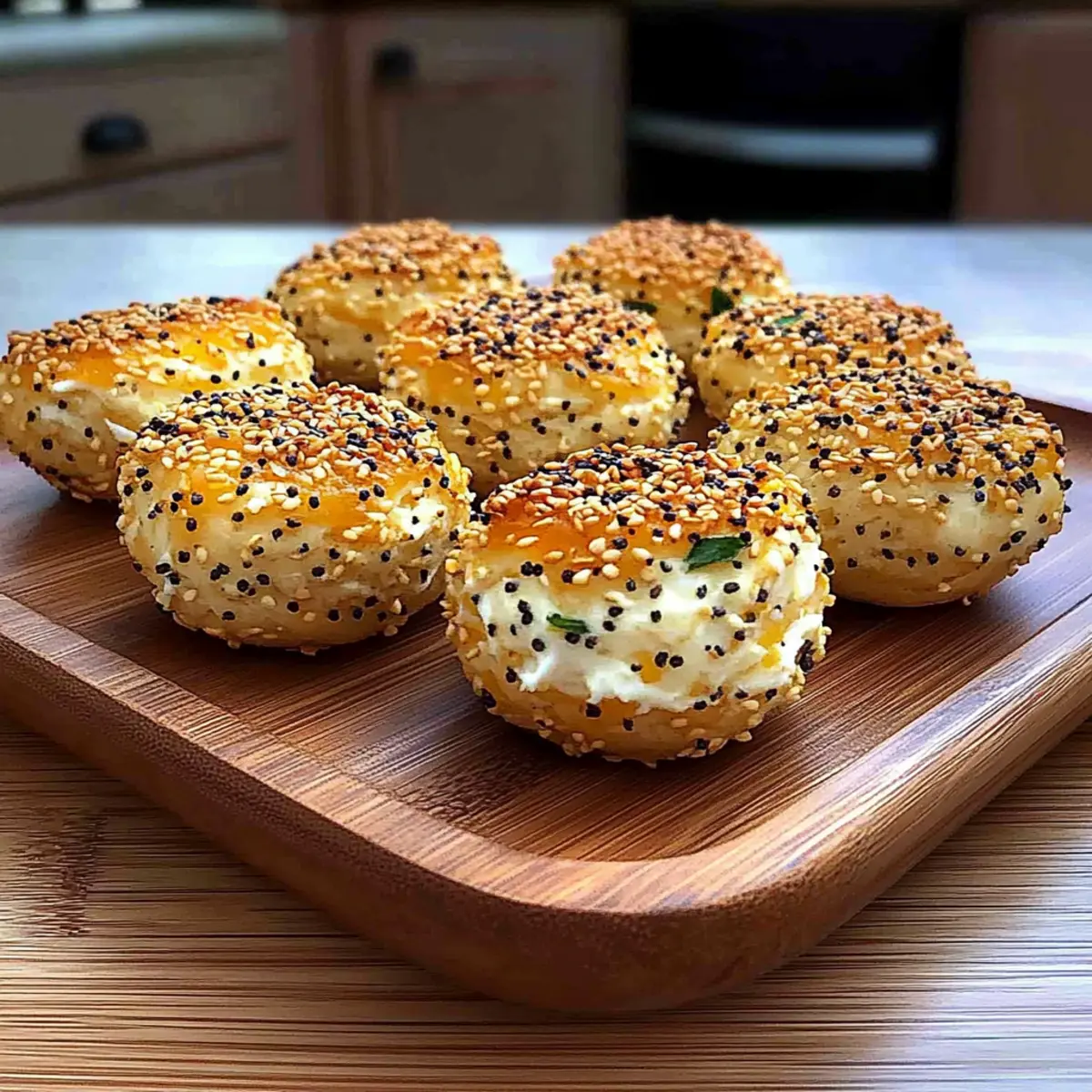 High-Protein Bagel Bites