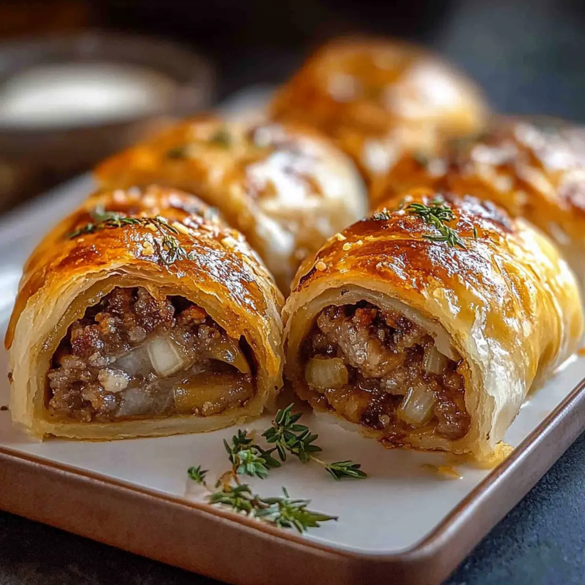 French Onion Sausage Rolls That Will Wow Your Guests 2 7cd52eaa 16a5 4bcc 978a 9458e6f9bd6ctr e5dof4