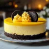 Yellow Velvet Oreo Cheesecake