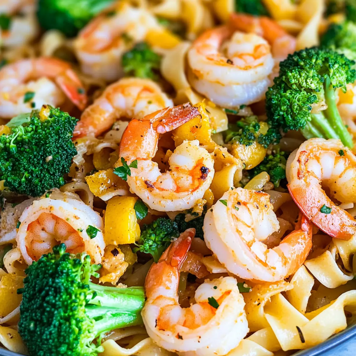Shrimp Pasta with Lemon