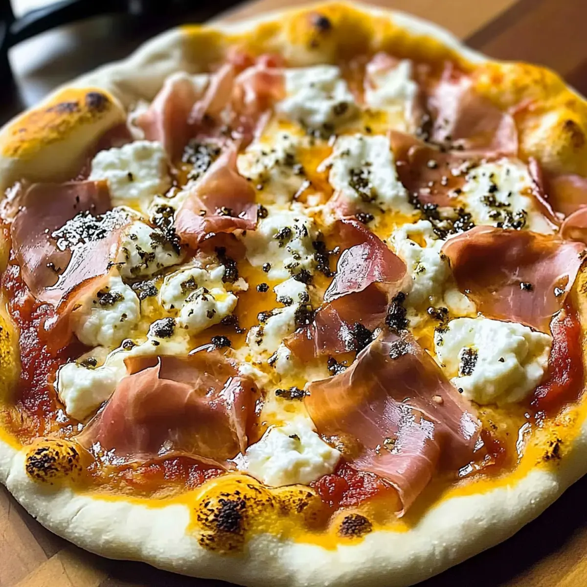 Prosciutto White Pizza