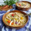 (Vegan Filipino-Style Macaroni Soup)