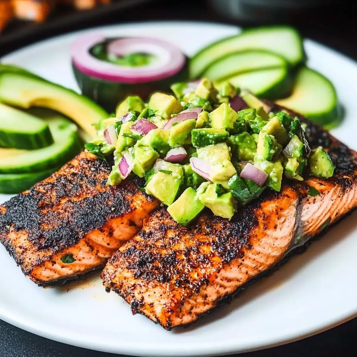 Savor Blackened Salmon with Zesty Avocado Salsa Delight 4 13417c95 d9c4 4401 a103 45dd0dbefe1dbr krsavd