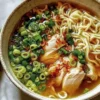 Ginger Scallion Chicken Noodle Soup