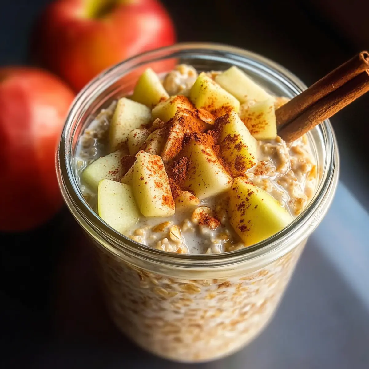 Apple Cinnamon Protein Overnight Oats for a Cozy Morning Boost 5 Apple Cinnamon Protein Overnight Oats