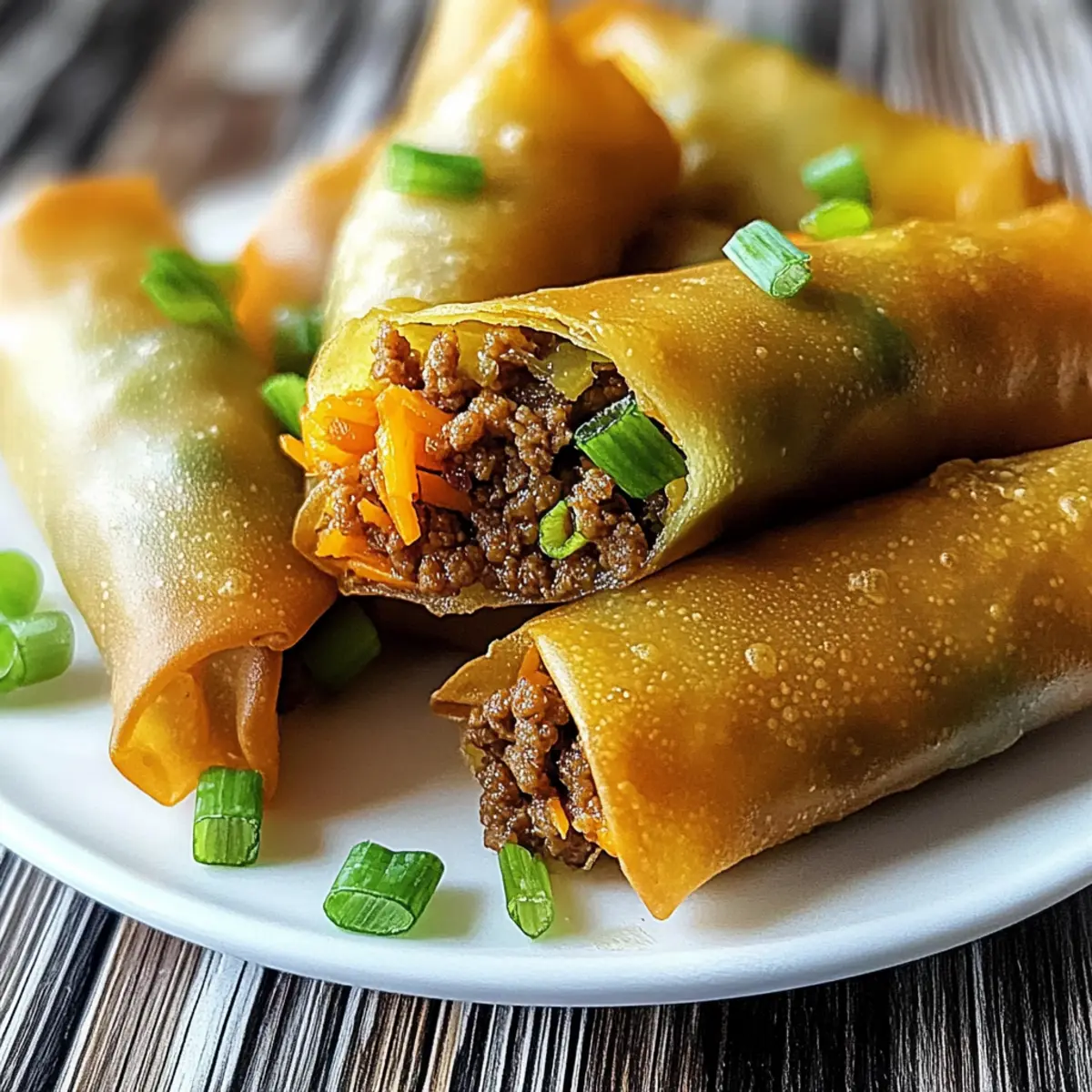 Savory Ground Beef Egg Roll: Your Quick Crispy Delight 4 1e2cbb12 fa6b 40f4 ad42 70e434fdd80cbr nhge0w