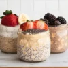 Quick & Creamy High Protein Overnight Oats