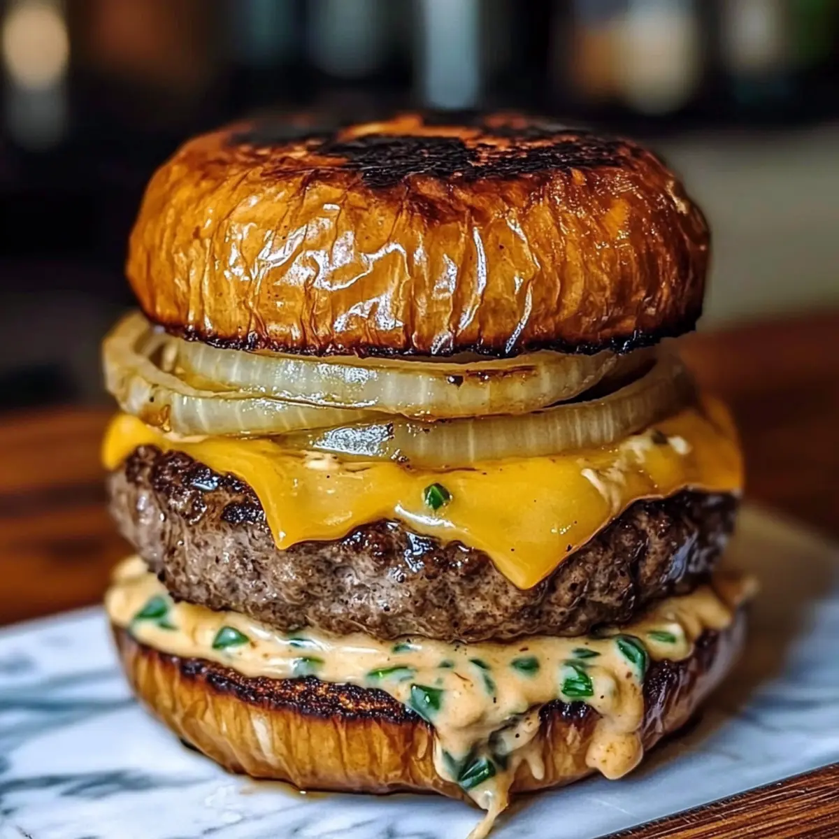 Savory Dutchman Burger Recipe with Sweet Onion Buns 4 286df544 9079 4414 abfa de6743a30d33br s2tpbv