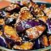 Sticky Garlic Eggplant