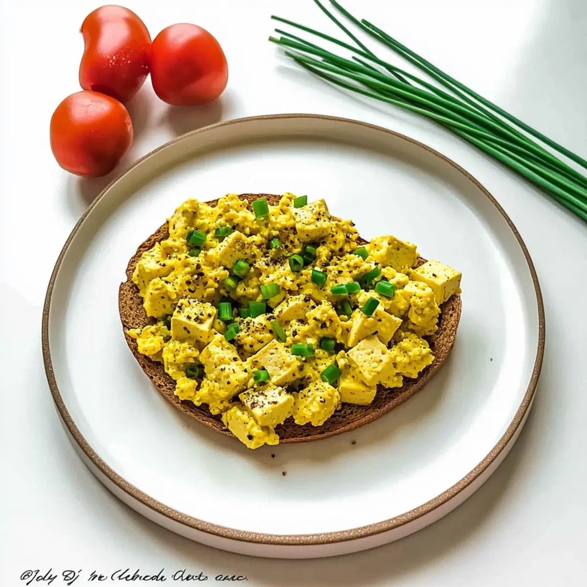 Oil Free Tofu Scramble