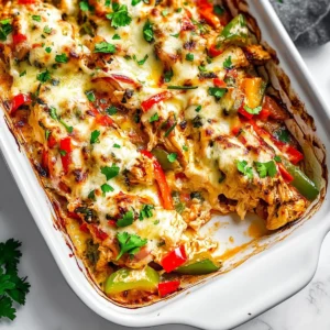Fajita Chicken Casserole