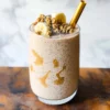 Banana Cashew Butter Chia Seed Smoothie