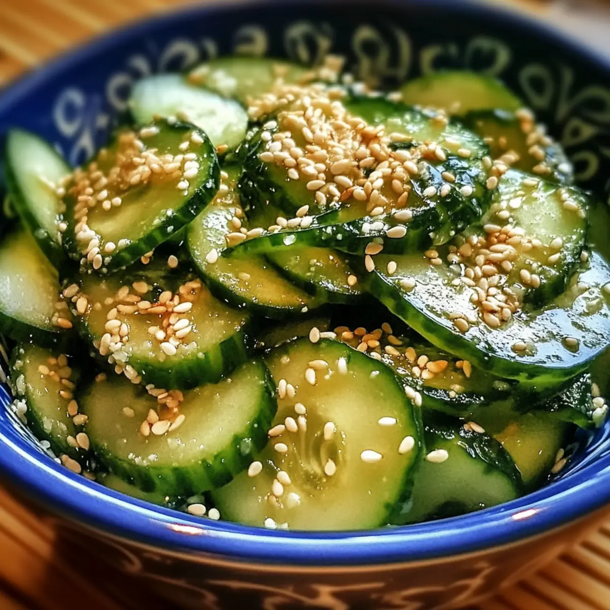 Japanese Cucumber Sesame Salad