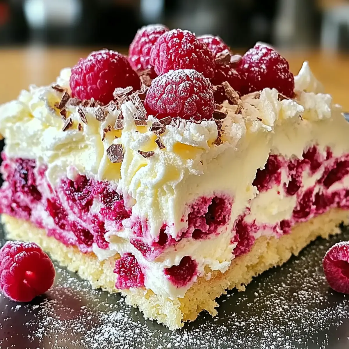 White Chocolate Raspberry Tiramisu