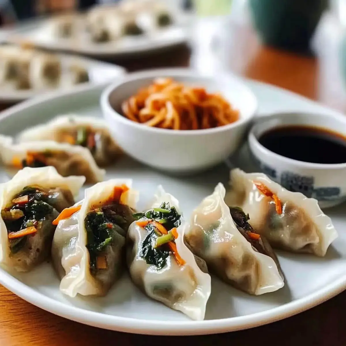 Japchae Mandu Dumplings