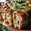 Garlic Parmesan Chicken Meatloaf