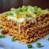 Spicy Ramen Lasagna Fusion
