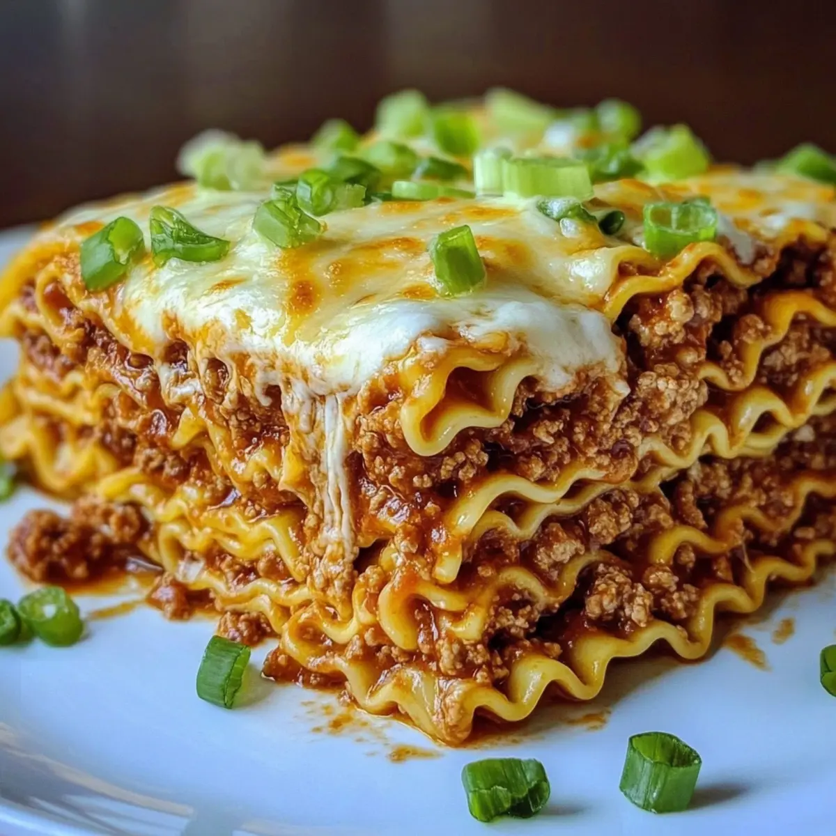 Spicy Ramen Lasagna Fusion