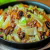 Cabbage and Ground Beef Stir Fry