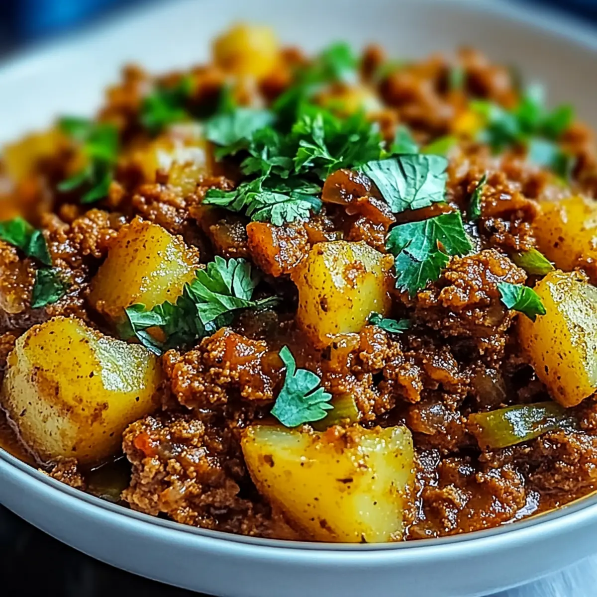 Spiced Minced Meat and Potatoes