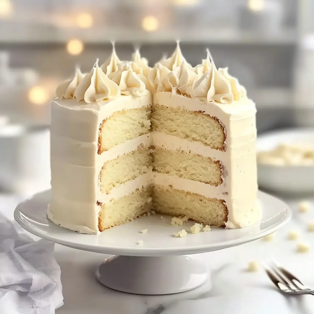 White Chocolate Layer Cake