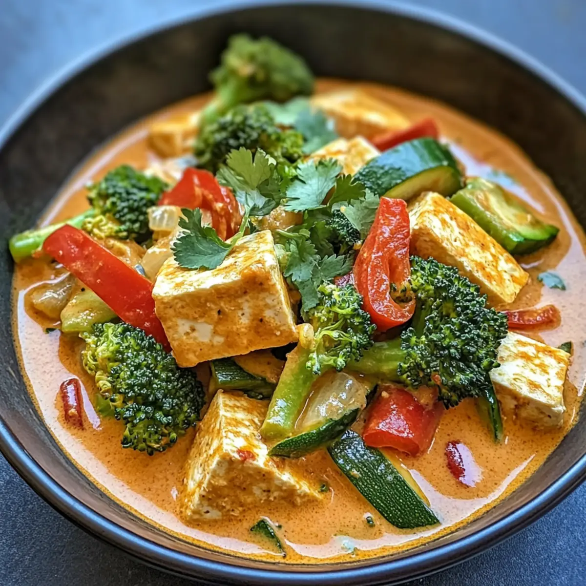 Coconut Curry Tofu & Veggies