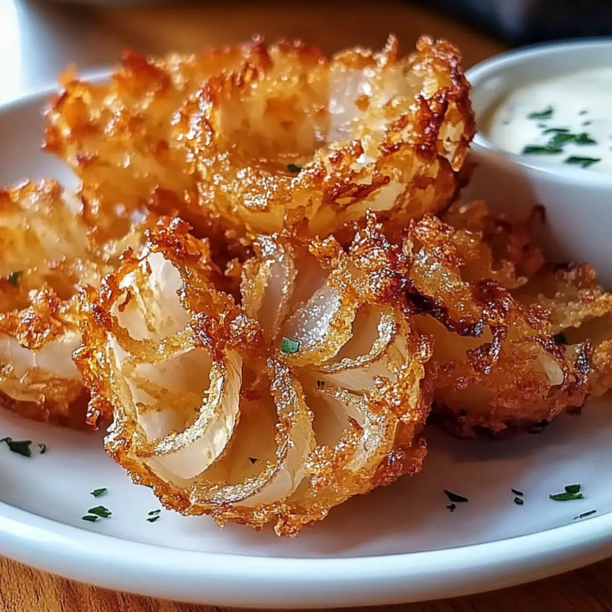 Bite-Sized Blooming Onions