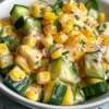 Corn Creamy Cucumber Salad