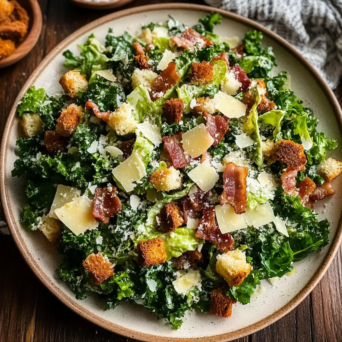 Roasted Garlic & Kale Caesar Salad: A Holiday Delight 5 Roasted Garlic & Kale Caesar Salad