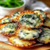 Spinach Cheese Crisps
