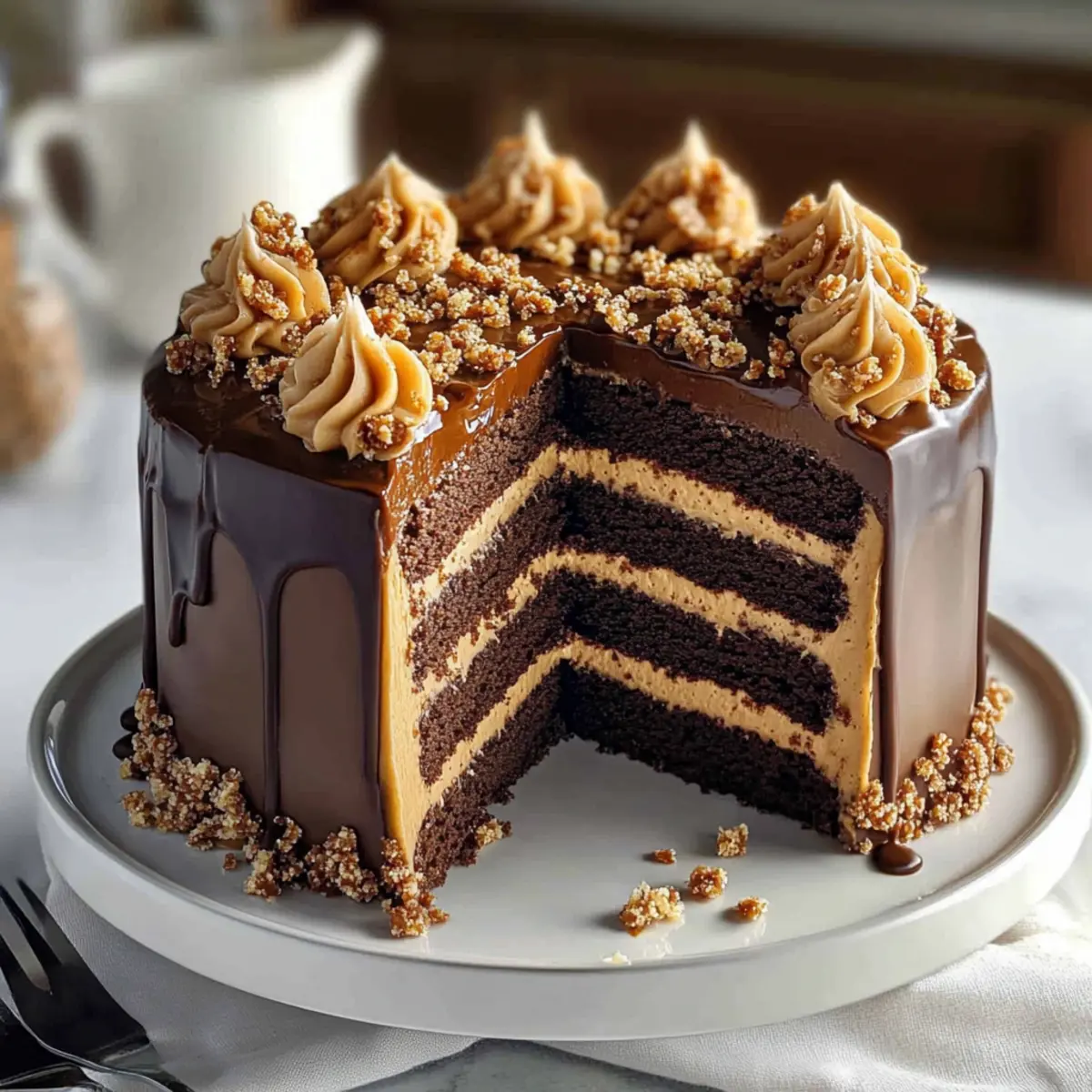 Irresistible Caramel Toffee Crunch Cake for Sweet Lovers 5 Caramel Toffee Crunch Cake