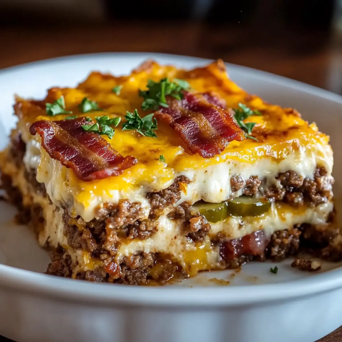 Cheeseburger Casserole