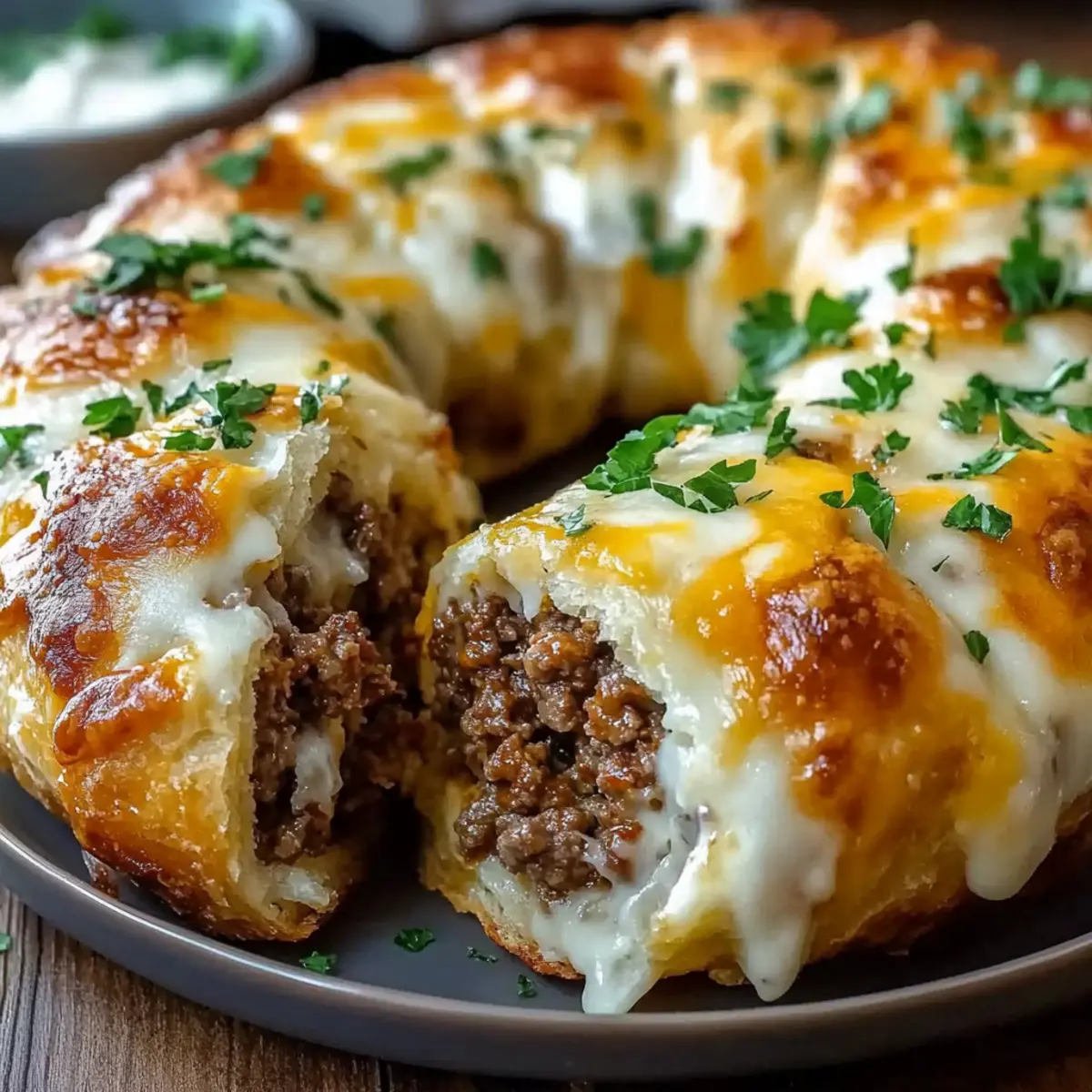 Cheesy Ground Beef Roll