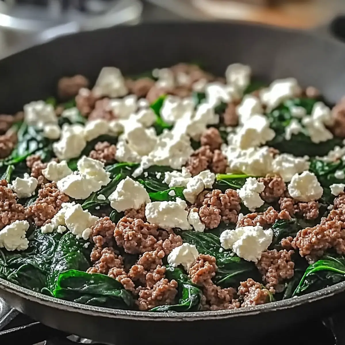 Beef and Spinach Skillet: Quick Mediterranean Comfort Food 5 Beef and Spinach Skillet
