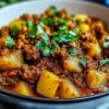 Spiced Minced Meat and Potatoes