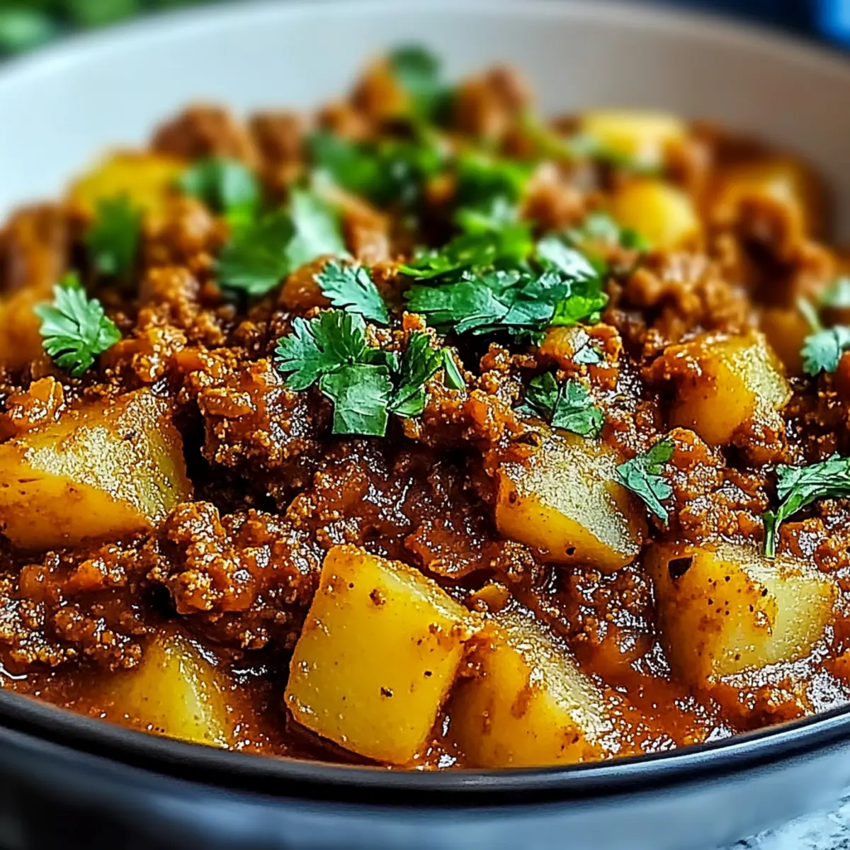 Spiced Minced Meat and Potatoes