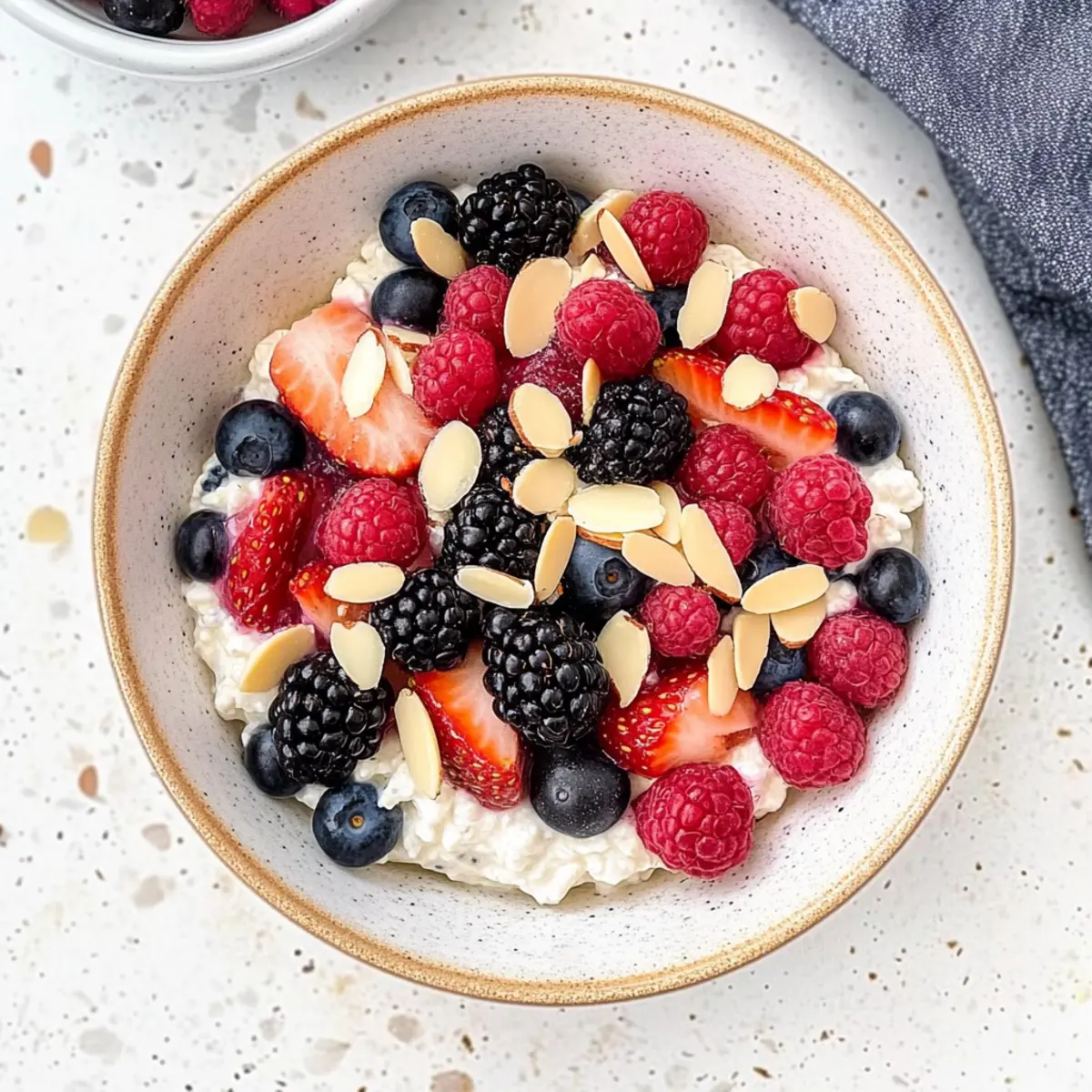 Berry Cottage Cheese Breakfast Bowl for a Fresh Start 5 Berry Cottage Cheese Breakfast Bowl