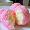 Crispy Cotton Candy Cheesecake Bombs