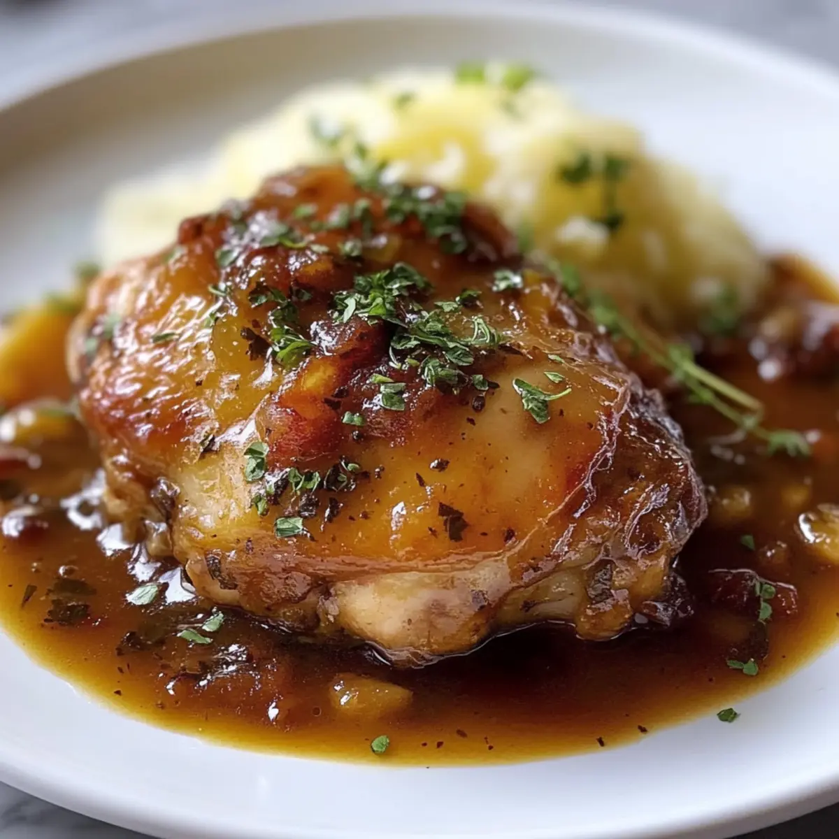 Chicken Thigh Osso Bucco