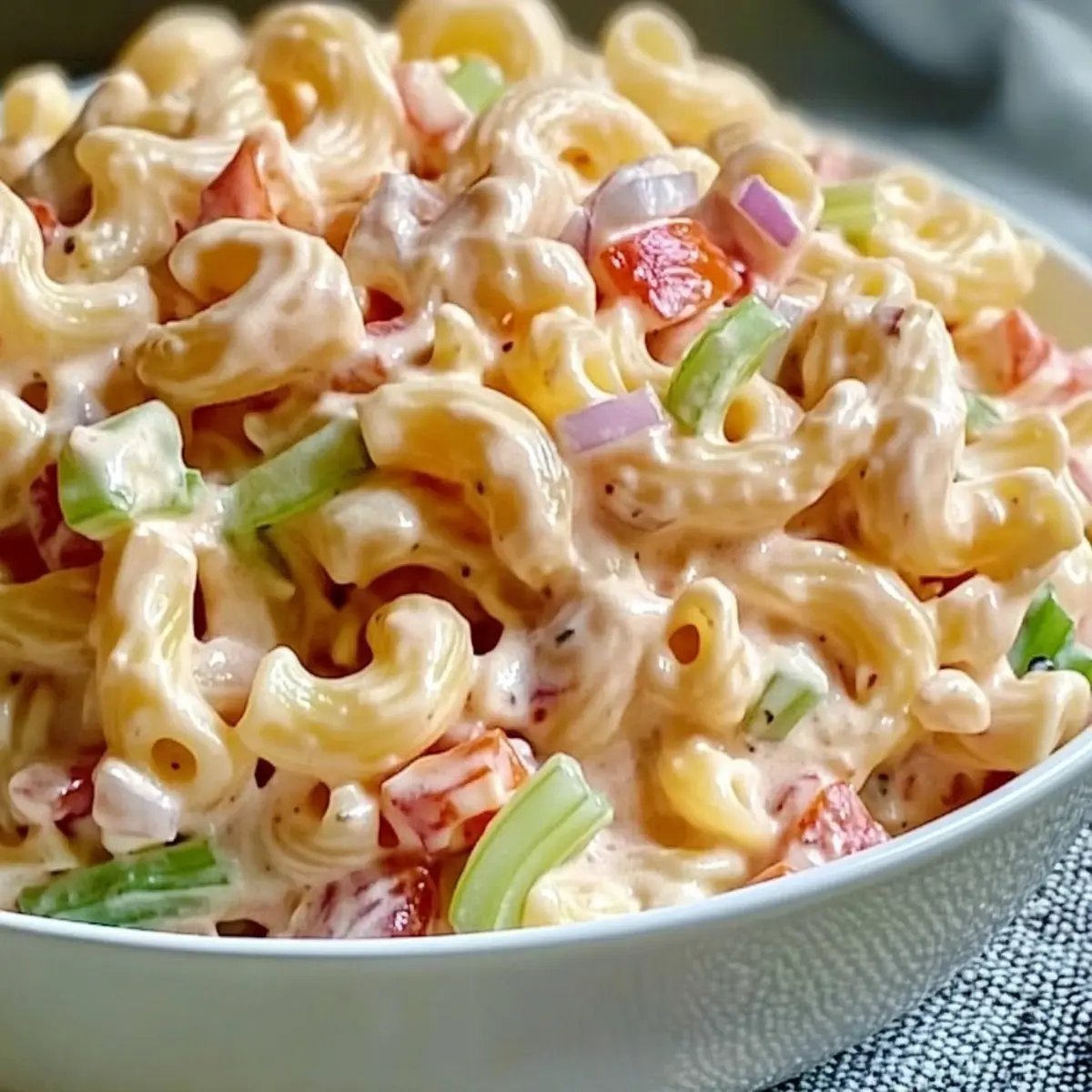 Pink Cadillac Pasta Salad