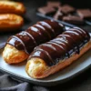 Classic French Chocolate Éclairs