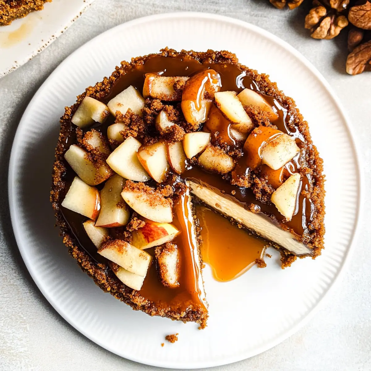 Caramel Apple Cheesecake