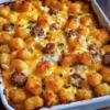 Tater Tot Sausage Breakfast Casserole