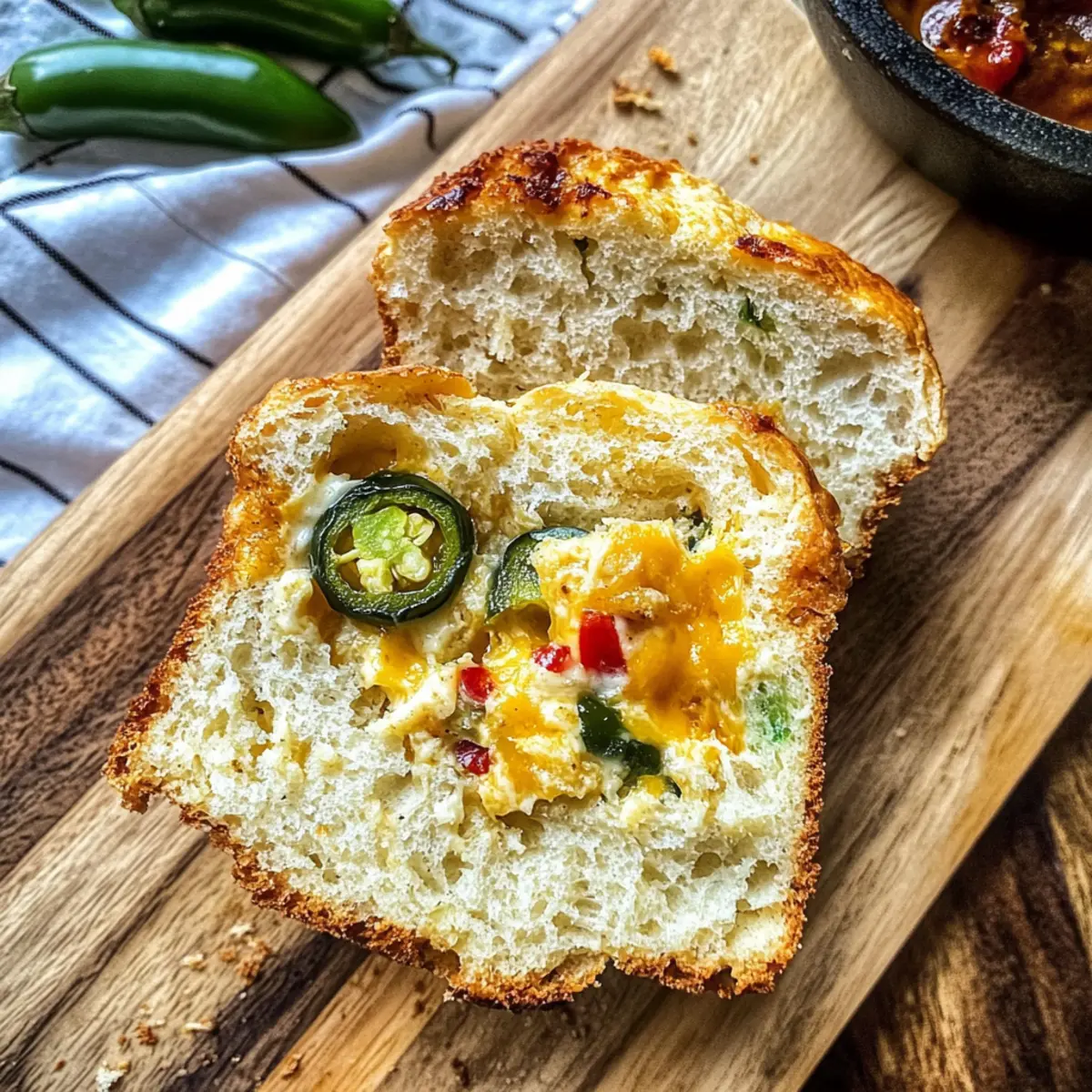 Jalapeño Popper English Muffin Bread: A Cheesy Delight at Home 4 5317686f 1714 4d90 978a ca5321c738d7br jksvio