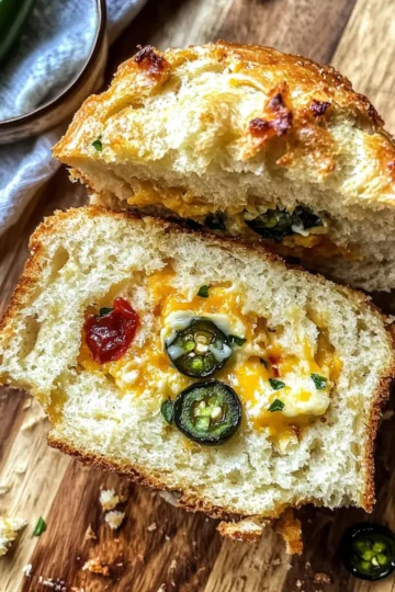 Jalapeño Popper English Muffin Bread