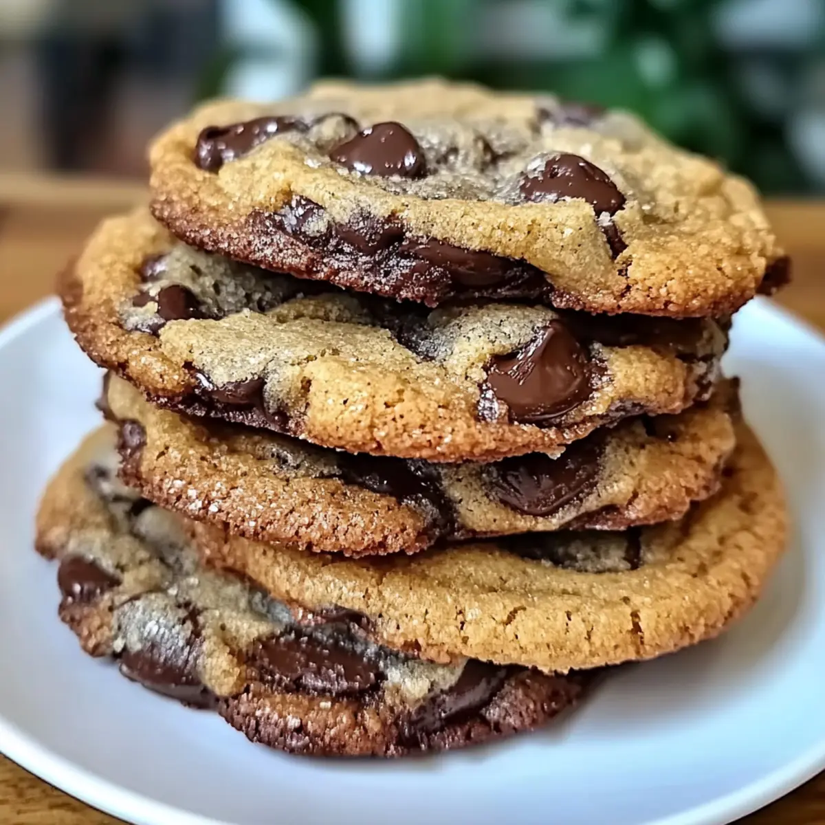 Thick Chocolate Chip Cookies