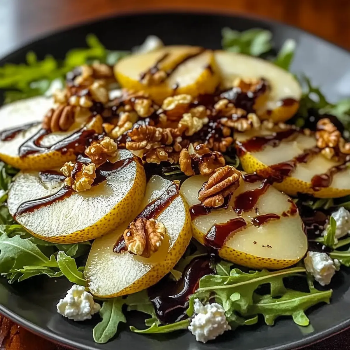 Delicious Pear Salad with Balsamic for Festive Winter Feasts 4 637441f9 d3c5 4136 ba13