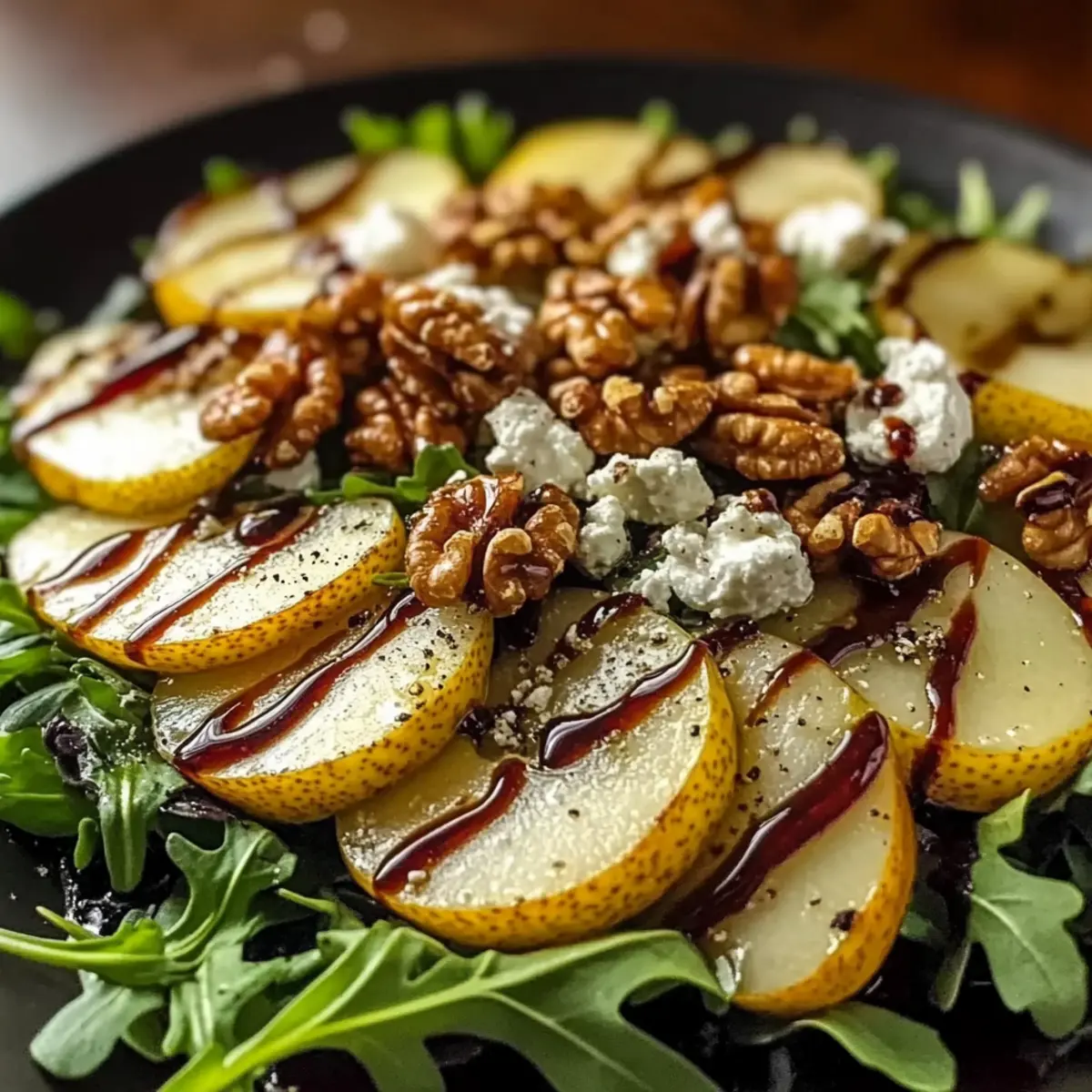 Delicious Pear Salad with Balsamic for Festive Winter Feasts 5 Pear Salad with Balsamic