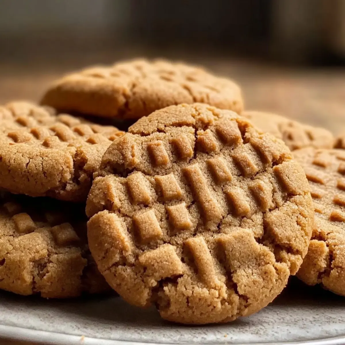 Perfect Chewy Peanut Butter Cookies
